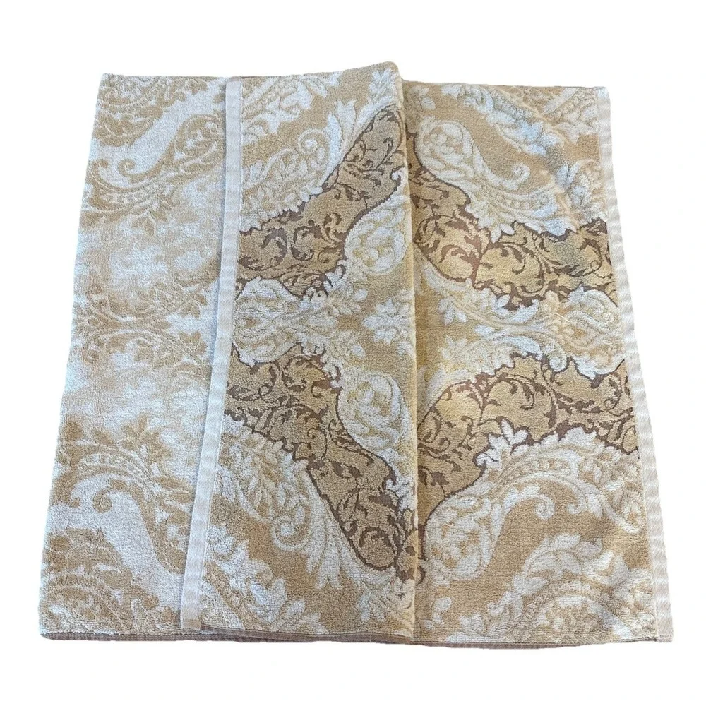 Jaclyn Smith Towel Set Bath & Hand Towel Washcloth  100% Cotton VTG Neutrals